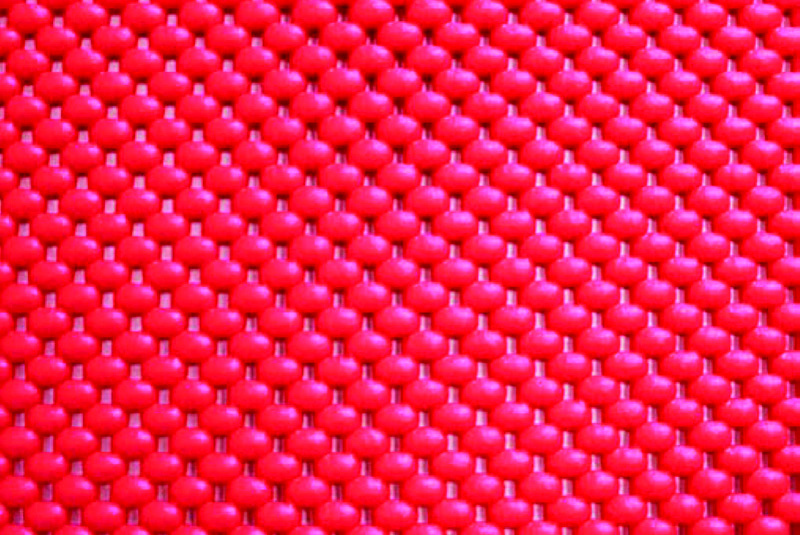 Textura roja de un artículo para el hogar